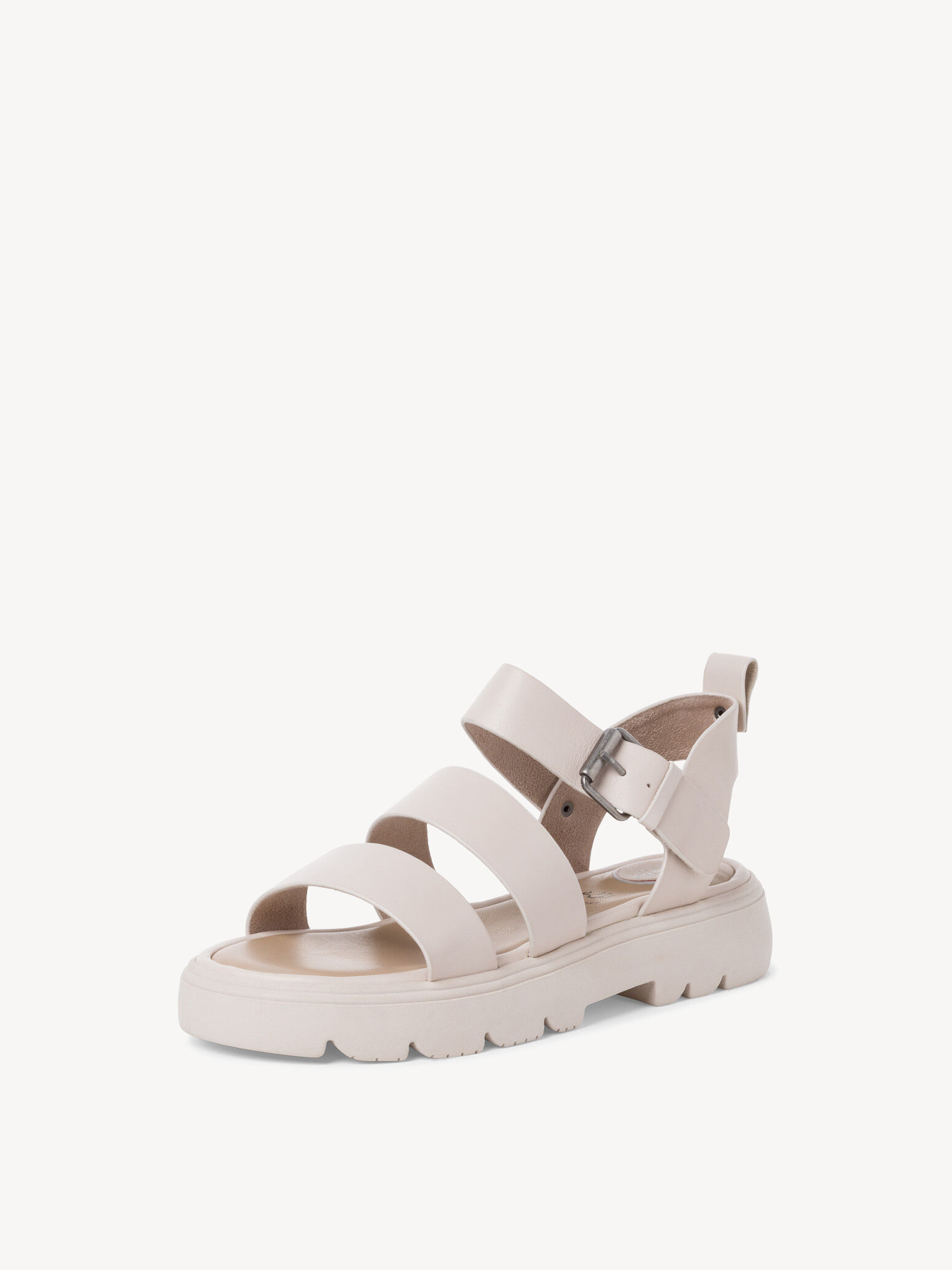 Sandale en cuir - blanc