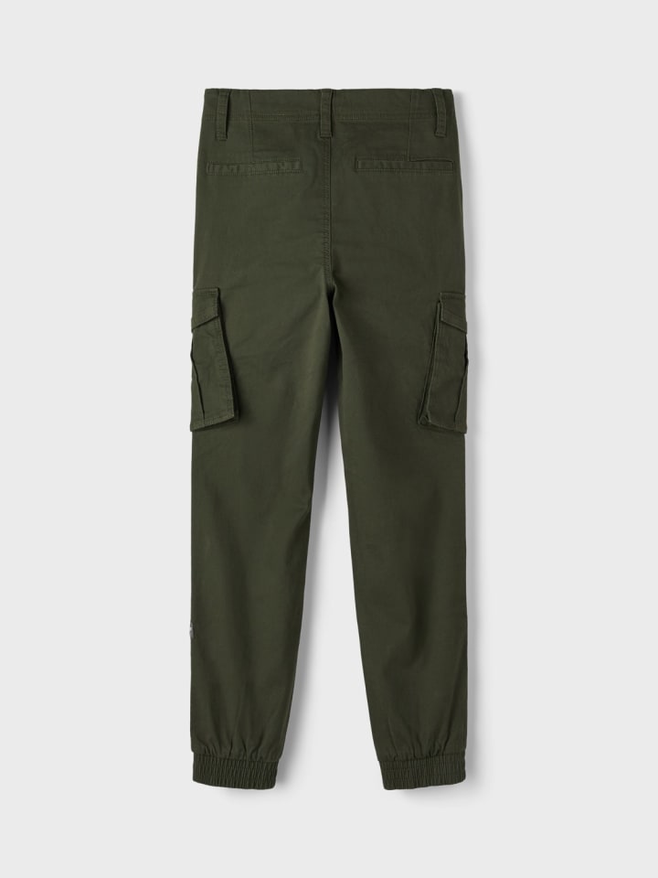 name it Cargo Hose für Jungen Jogger Chino Freizeithose NKMRYAN in Khaki günstig kaufen