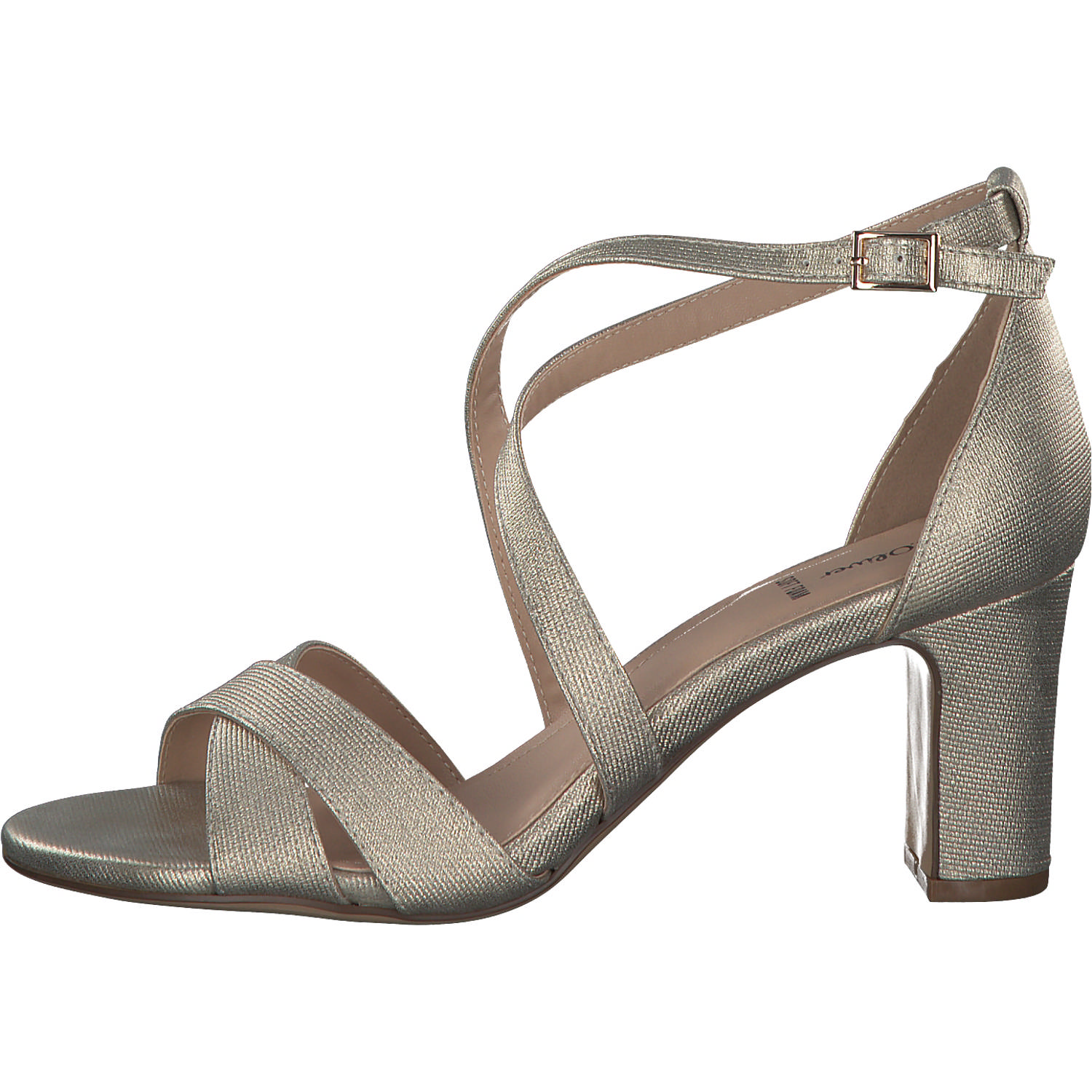 s. Oliver 28304, Plateau-Sandaletten, Damen, CHAMPAGNE