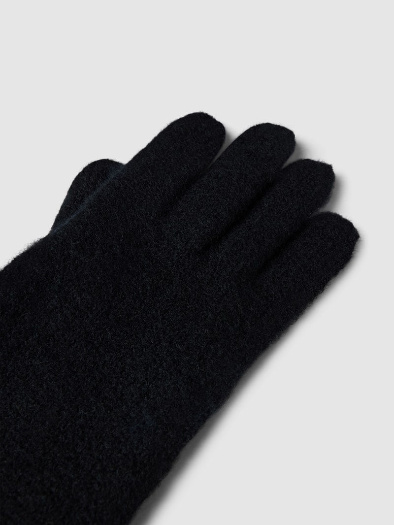 Handschuhe aus Schurwolle Modell 'WALK' in schwarz