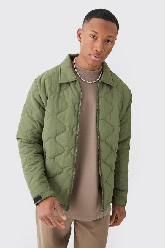 Gesteppte Jacke mit Kragen