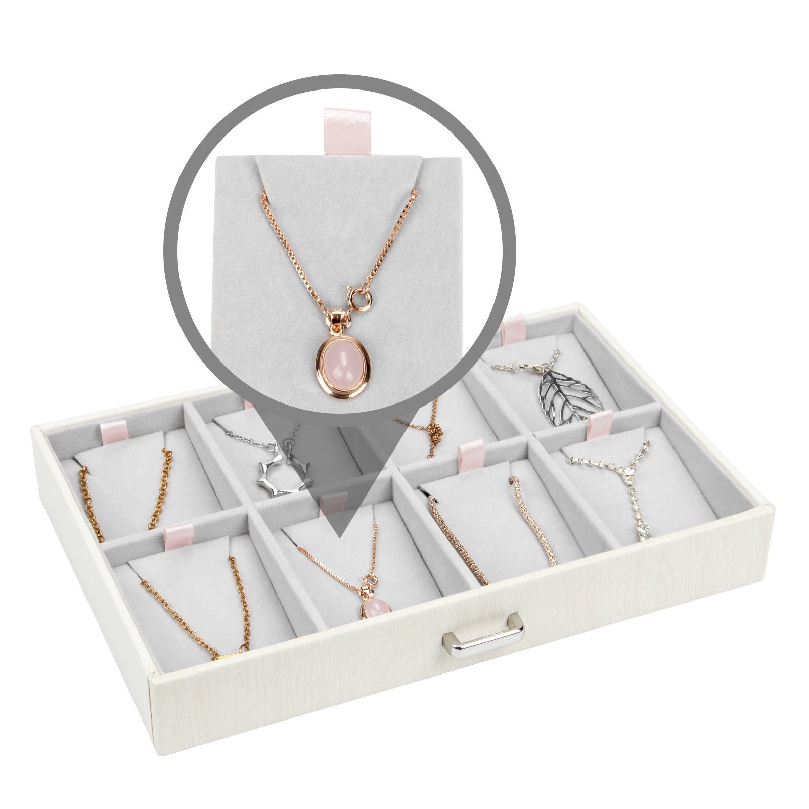 Yorbay Schmuckkasten Schmuckkoffer komplett abschließbar Schmuckkasten (Mit herausnehmbarer Reise-Box, Mit 7 Ebenen, Mit Spiegel), Schmuckkästchen für Halsketten/Uhren/Ringe/Armbänder/Ohrringe/Brille
