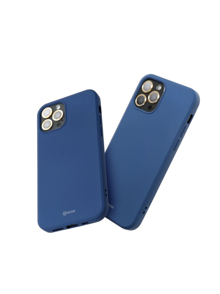 COFI 1453 Bumper Handyhülle Case weiche Silikonhülle kompatibel mit in Dunkelblau günstig kaufen S