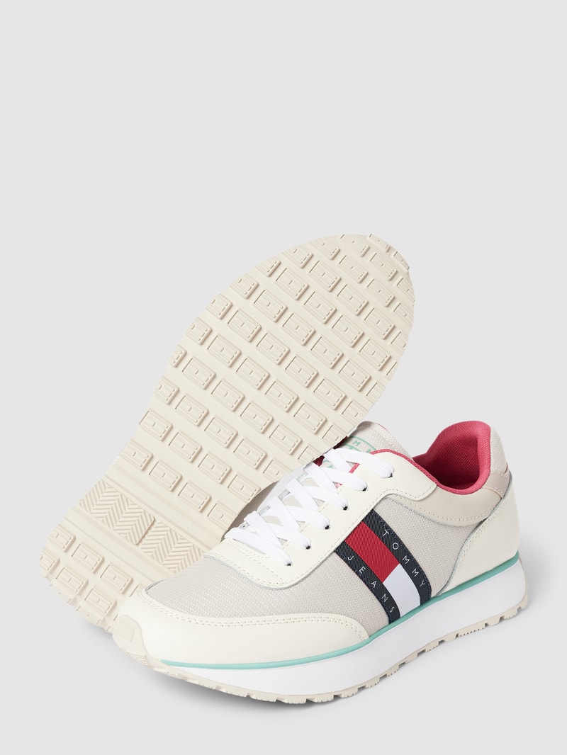 Sneaker mit Label-Detail Modell 'RETRORUNNER' in weiß