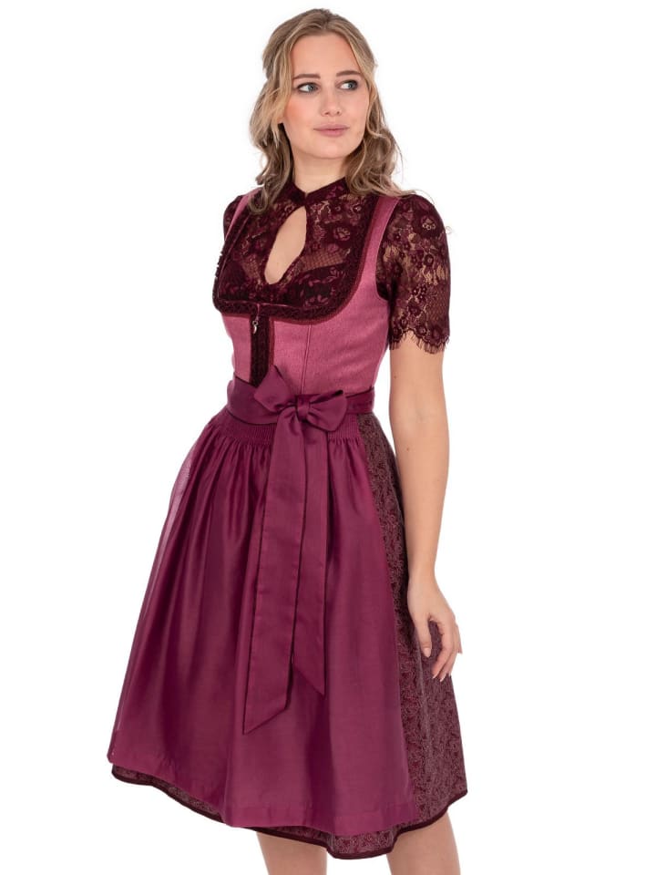 KRÜGER Midi Dirndl 114166 in schwarz günstig kaufen