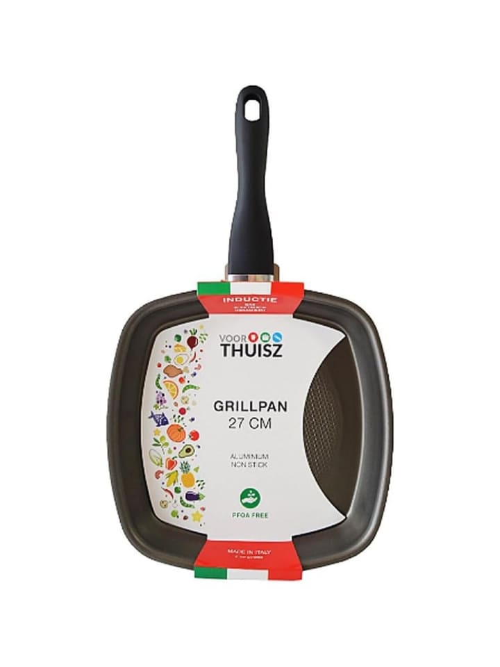 COFI 1453 Thuisz Grillpfanne 27 cm durchmesser schwarz in Schwarz günstig kaufen 35 cm