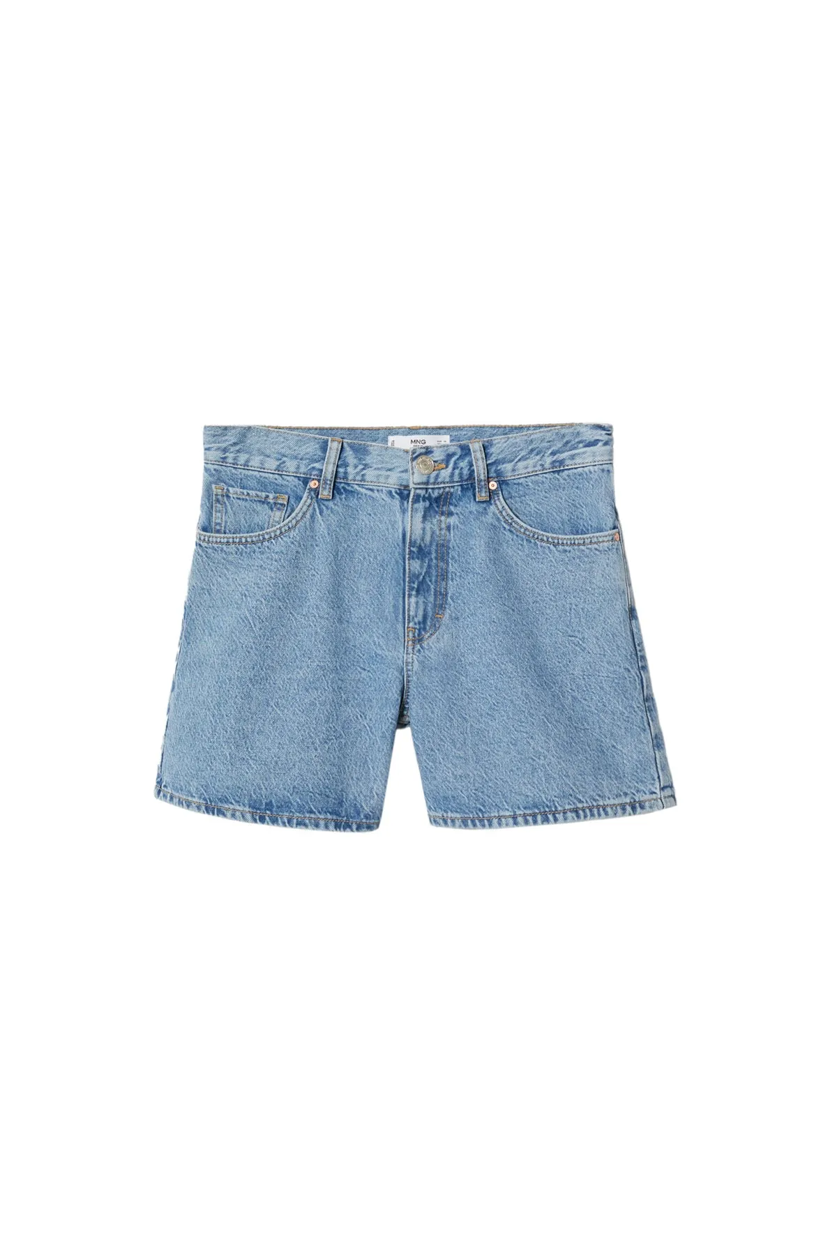 MANGO  Shorts - Blau - Mittlerer Bund