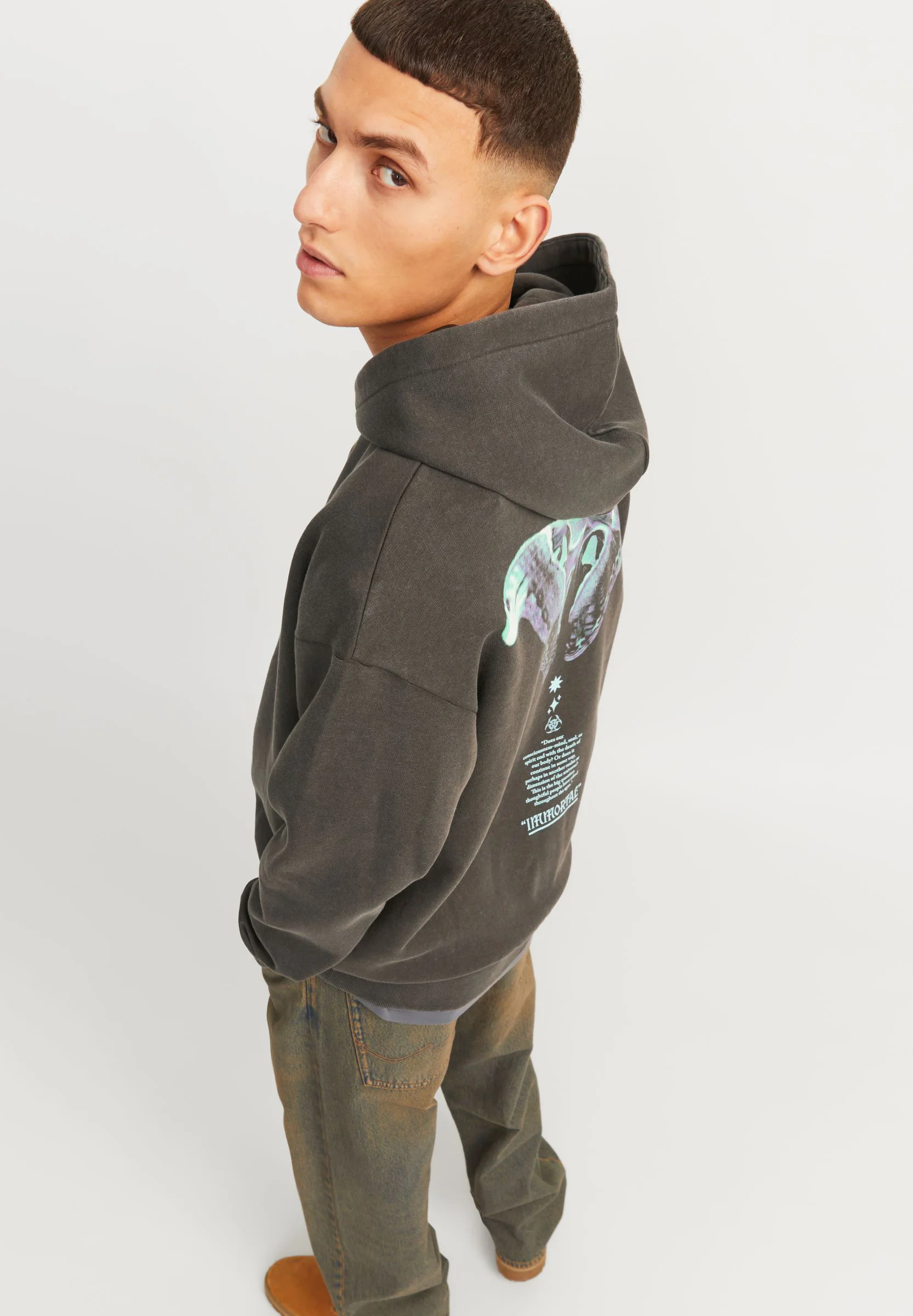 Jack & Jones JORIMMORTAL ZIP HOOD UNISEX - Sudadera con cremallera