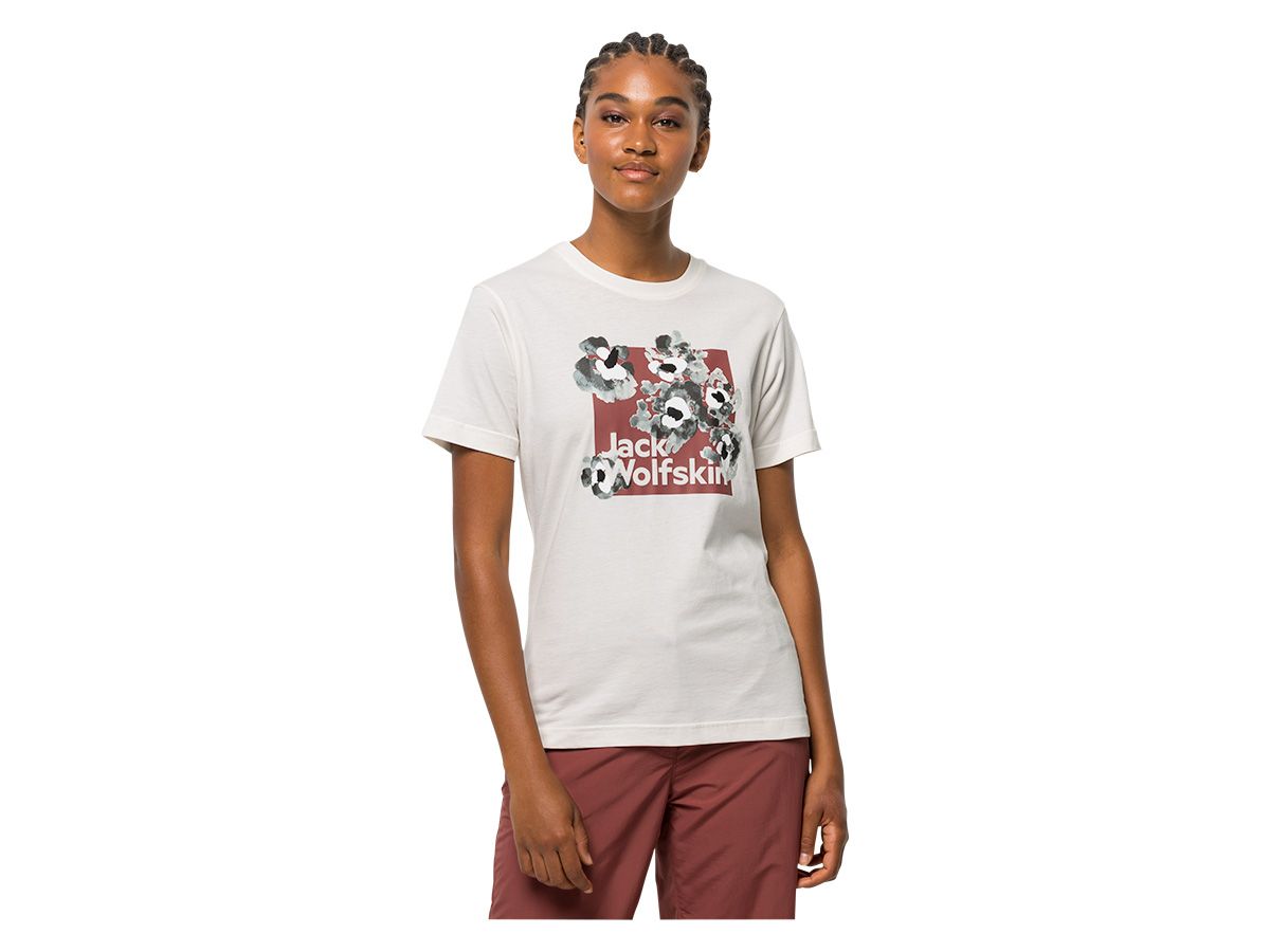 Jack Wolfskin Florell Box Egret Damen T-shirt