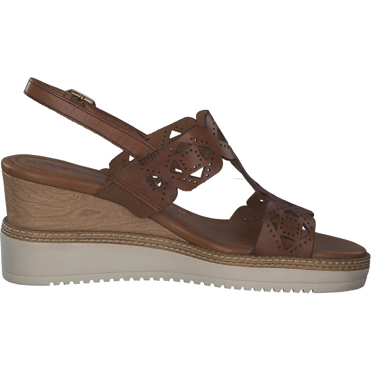 Tamaris 28372, Keilpumps, Damen, Braun