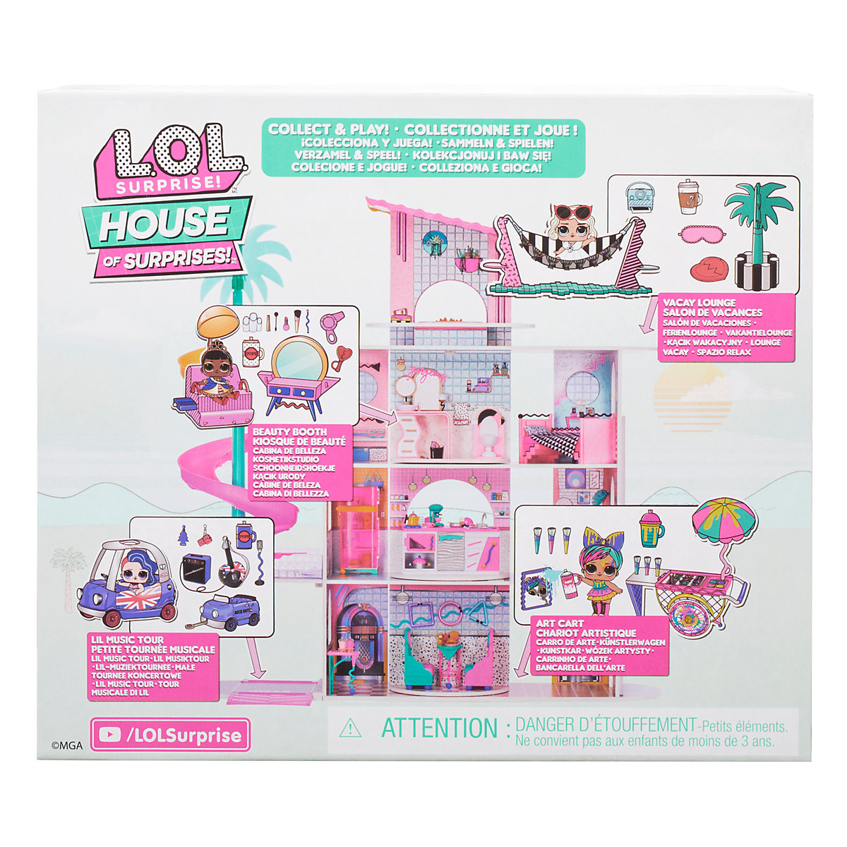 L.O.L. Furniture Playset with Doll - Her Majesty + Beauty Booth