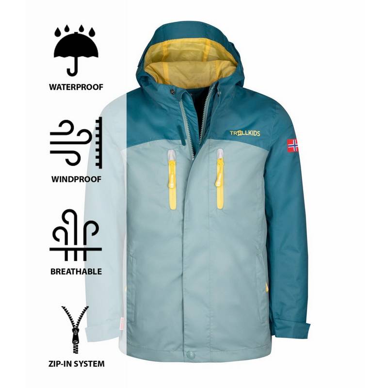 Trollkids Nusfjord Regenjacke Kinder