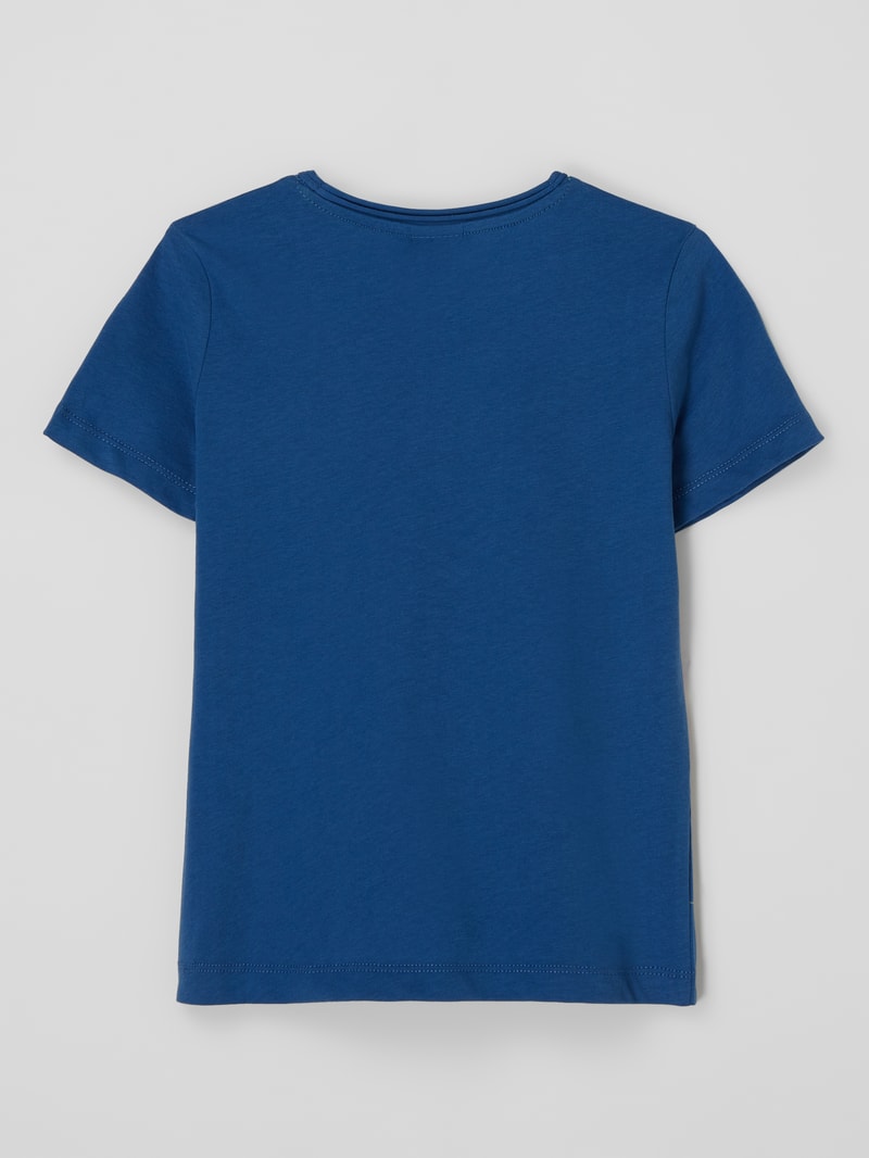 T-Shirt aus Baumwolle in jeans