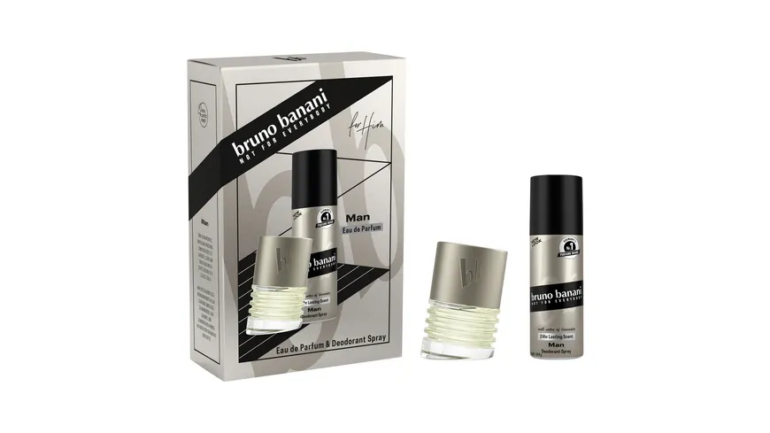 bruno banani Man Eau de Parfum + Deo Body Spray Geschenkpackung