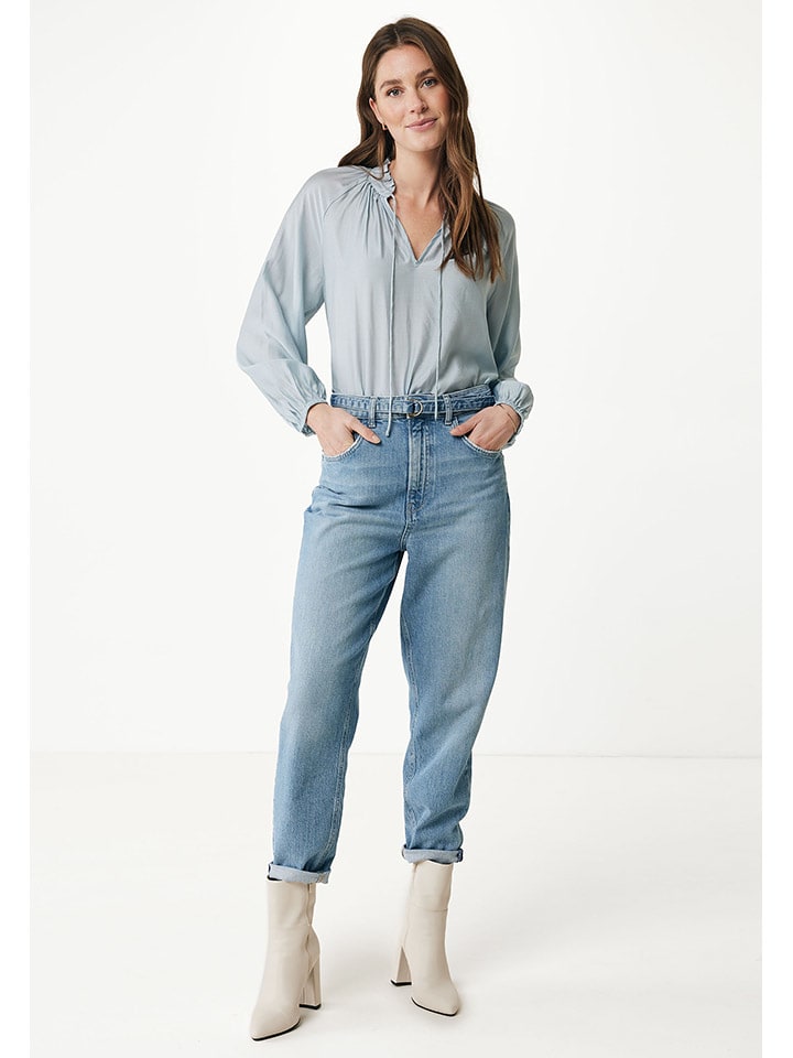 Mexx Bluse in Hellblau günstig kaufen
