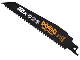 DeWalt DT2408L-QZ tartozékok 2x bontáshoz 203 x 2,5 mm-es ortfűrészlap (5 darab) fémhez