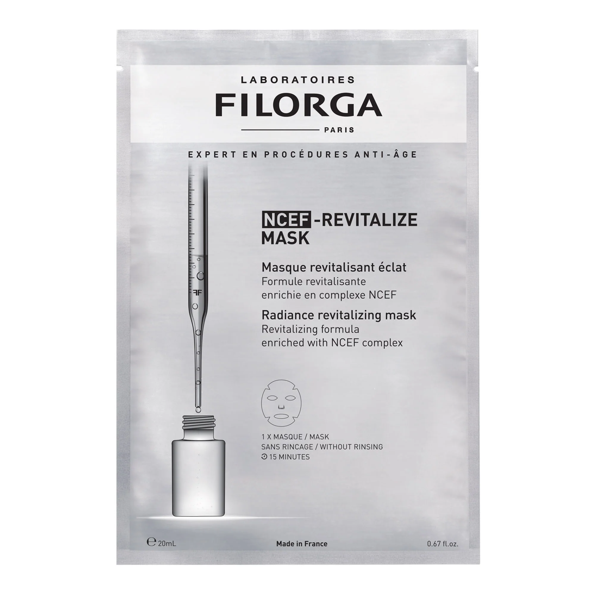 NCEF Ncef-Revitalize Mask - Maschera Anti-età viso, Maschera Idratante viso