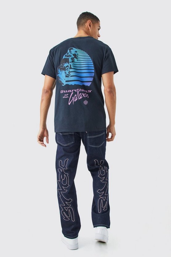 Oversize T-Shirt mit lizenziertem Guards Of The Galaxy Print