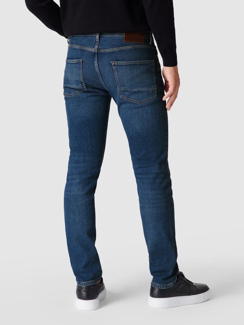 Straight Fit Jeans mit Stretch-Anteil Modell 'Denton' in jeans