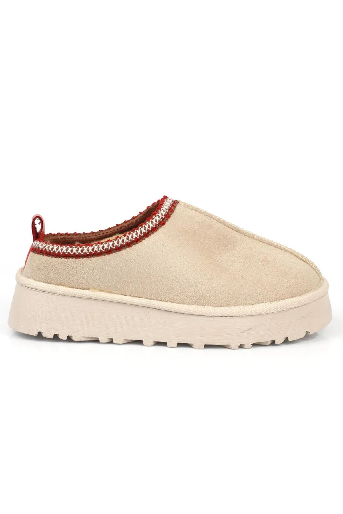 Capone Outfitters  Capone Damenschuhe mit flacher Sohle und pelziger Innenseite