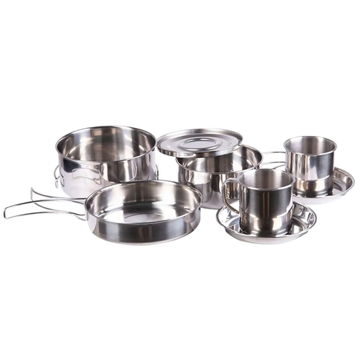 Kochset Edelstahl 8-teilig