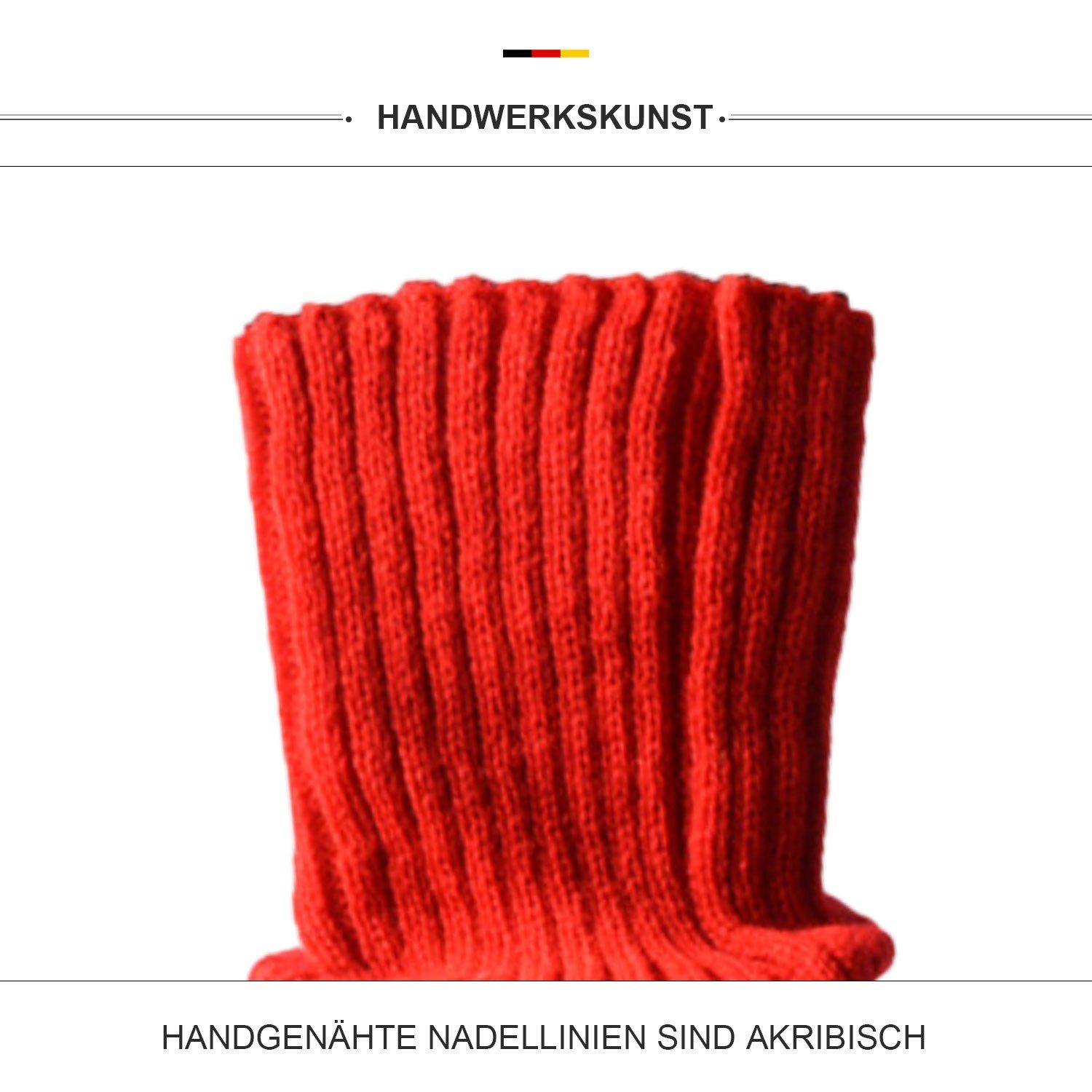 MAGICSHE Beinstulpen Gestrickte Party-Sport-Kniestrümpfe(2 Paar) modische Strickstulpen