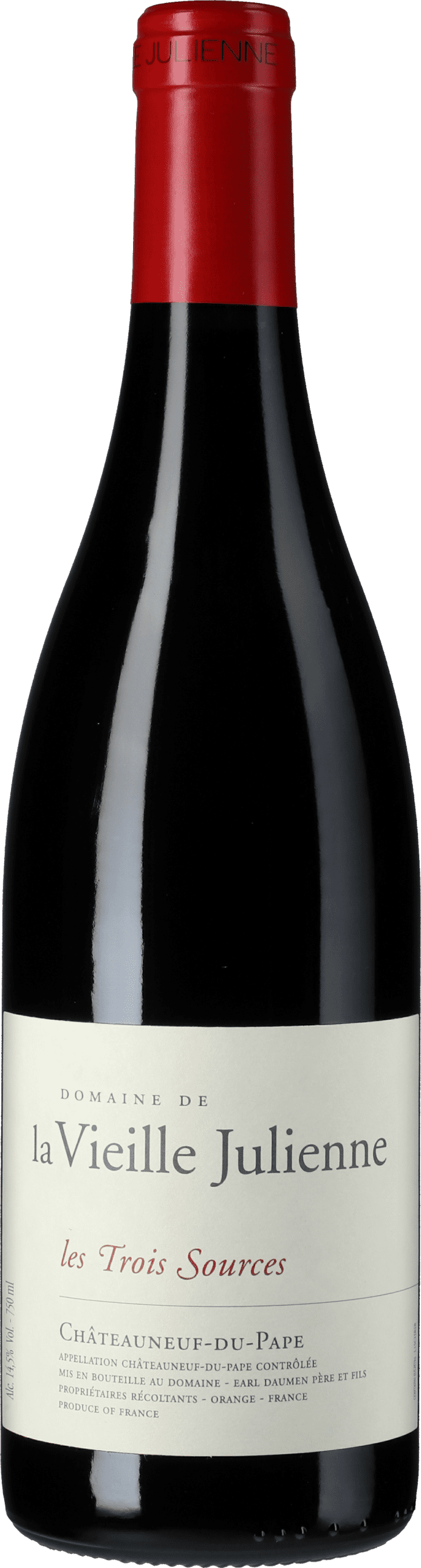 Domaine de la Vieille Julienne: Chateauneuf du Pape Les Trois Sources 2019