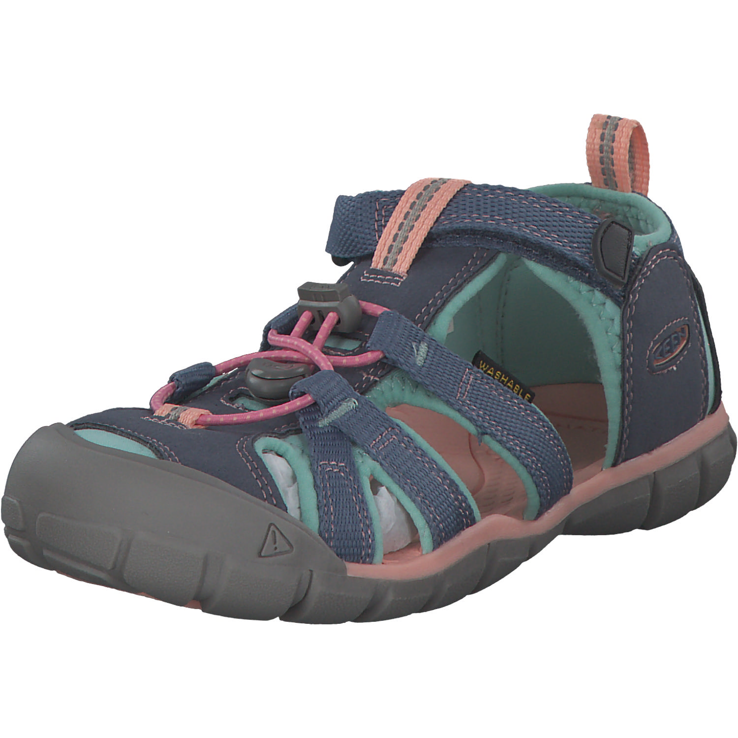 Keen Seacamp II CNX 1022975, Sandalen (Kinder), Kinder, flint stone/ocean wave