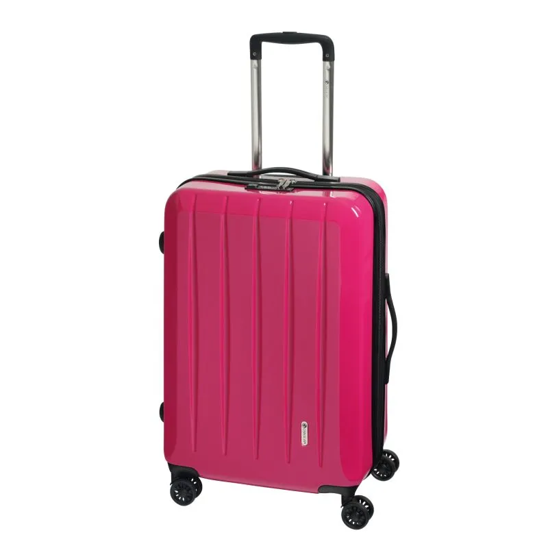 Check.IN 3-tlg. Kofferset LONDON 2.0 mit 4 Rollen - pink