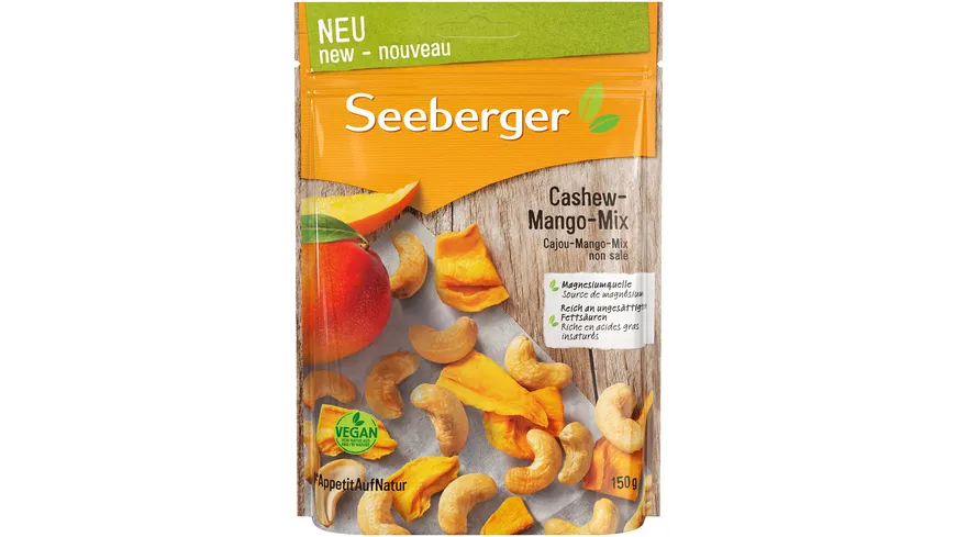 Seeberger Cashew-Mango-Mix 150 g