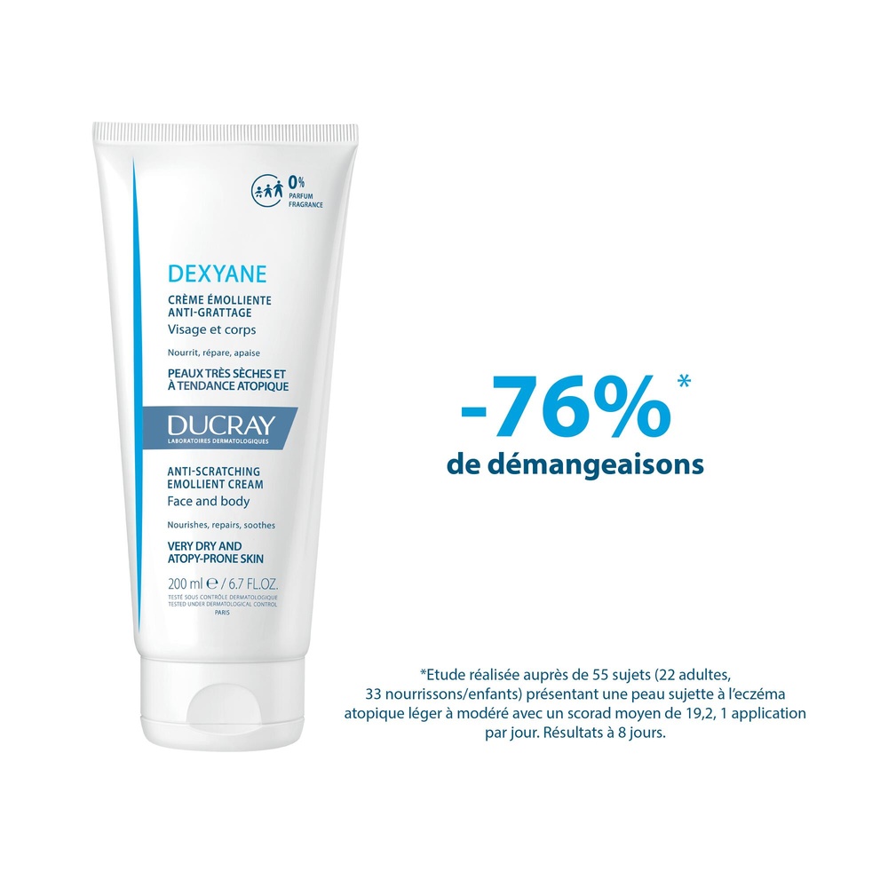 Ducray Dexyane Crème émolliente 200 ml Crème émolliente