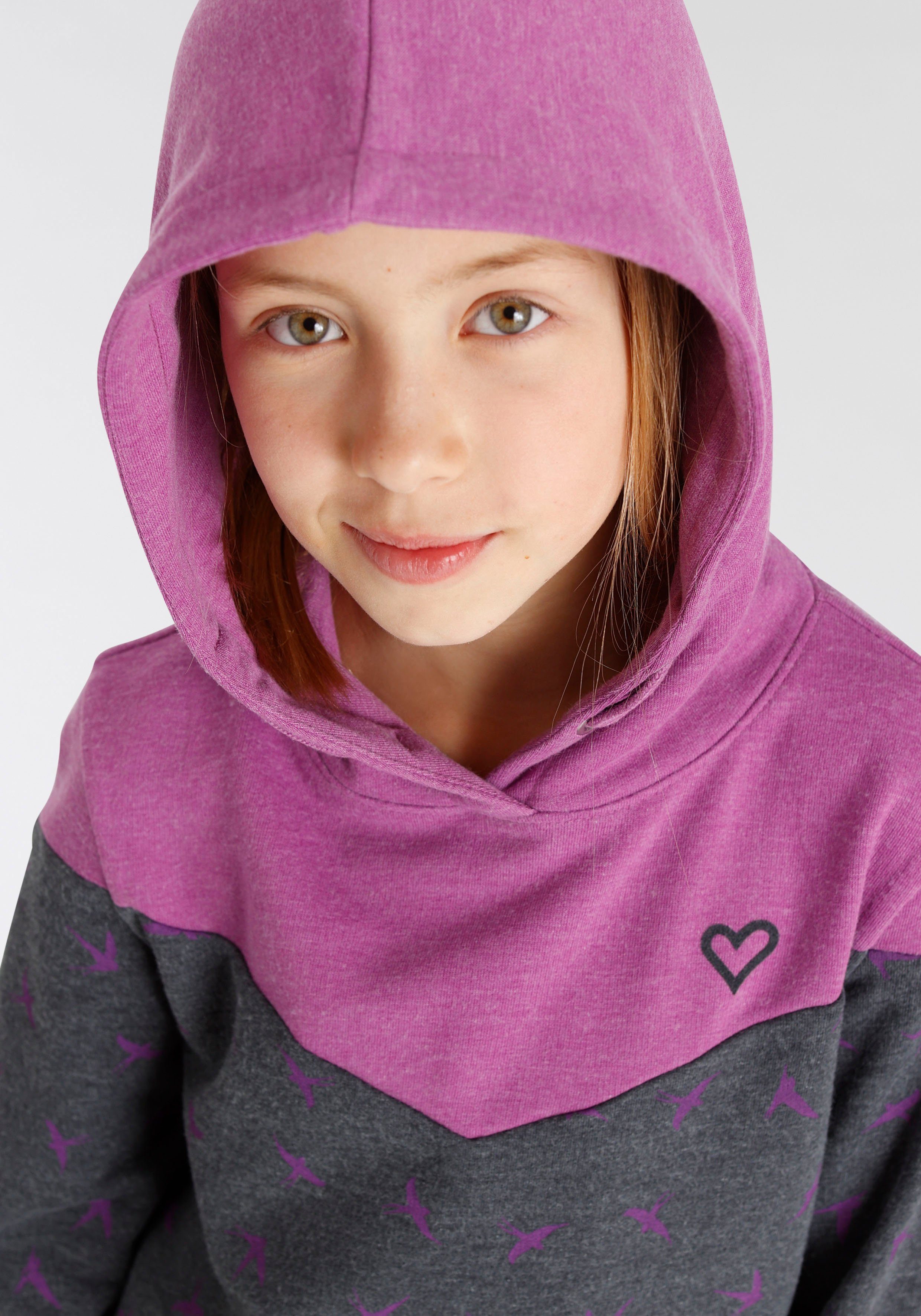 Alife & Kickin Kapuzensweatshirt mit süßem allover Druck NEUE MARKE! Alife & Kickin für Kids.