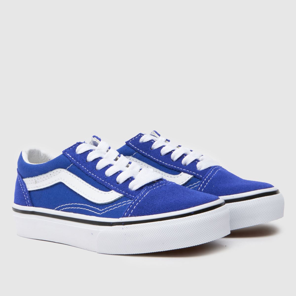 Vans blå Old Skool pojkar junior träningsskor