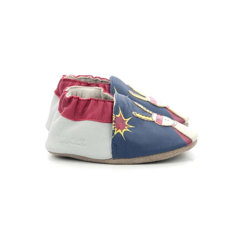 Chaussons cuir tannage vegetal Magic Rabbit