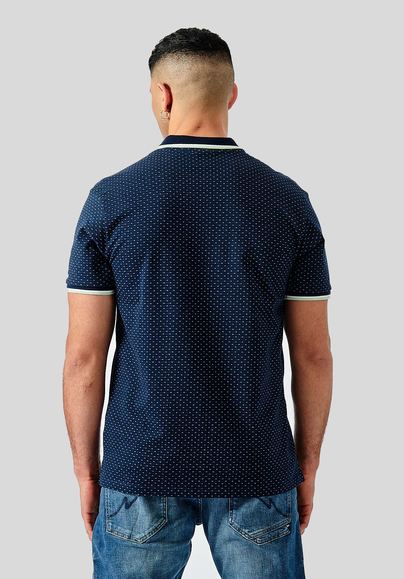 BARIS  Polo bleu Homme