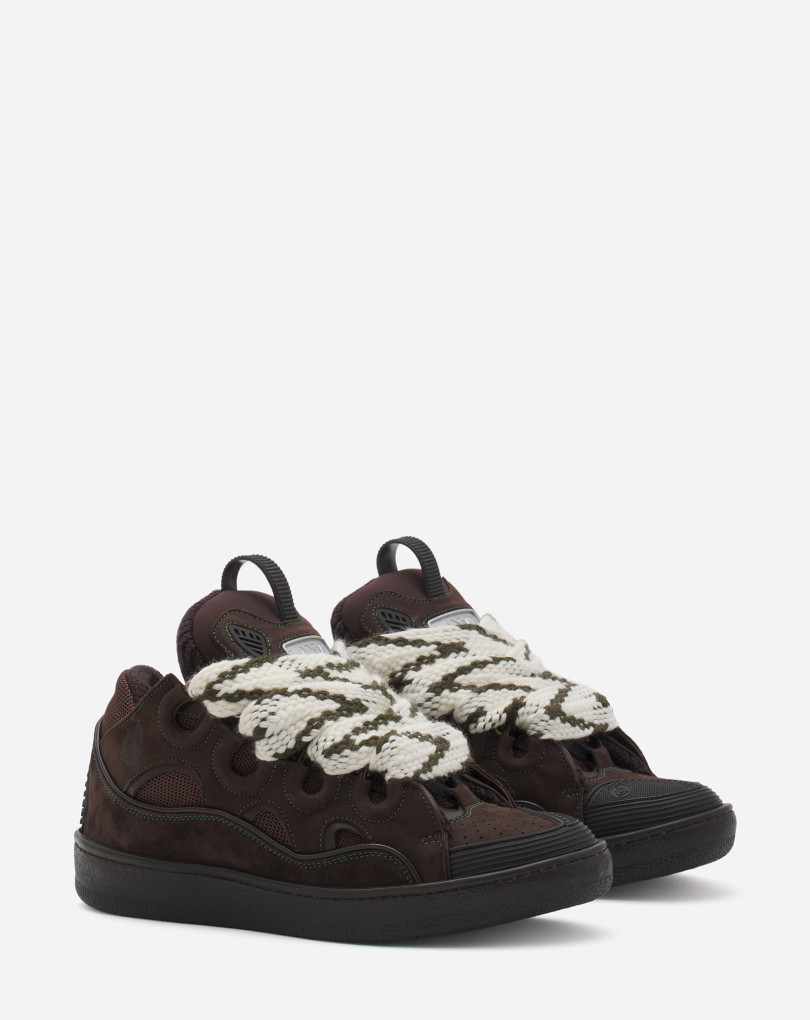 SNEAKERS CURB EN CUIR
