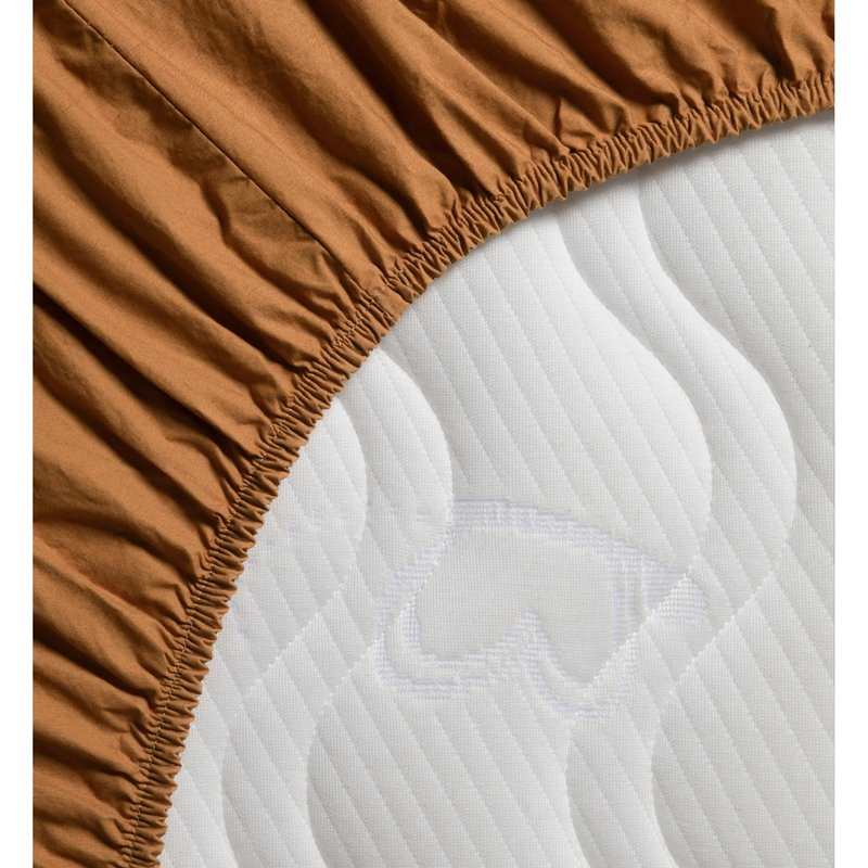 Drap-housse en Percale de Coton Bio lavé 1 personne