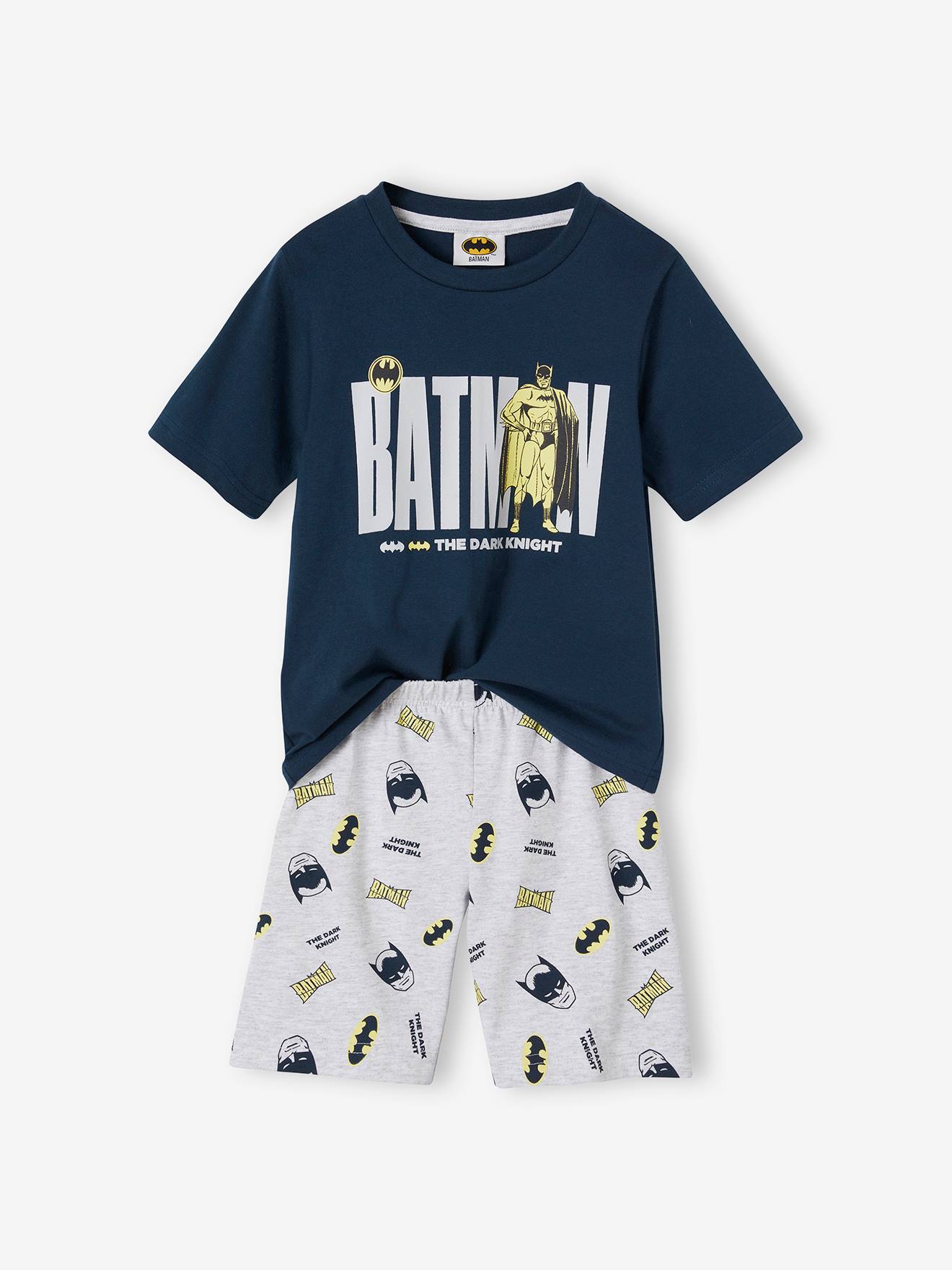 Batman Kurzer Kinder Schlafanzug DC Comics BATMAN - nachtblau