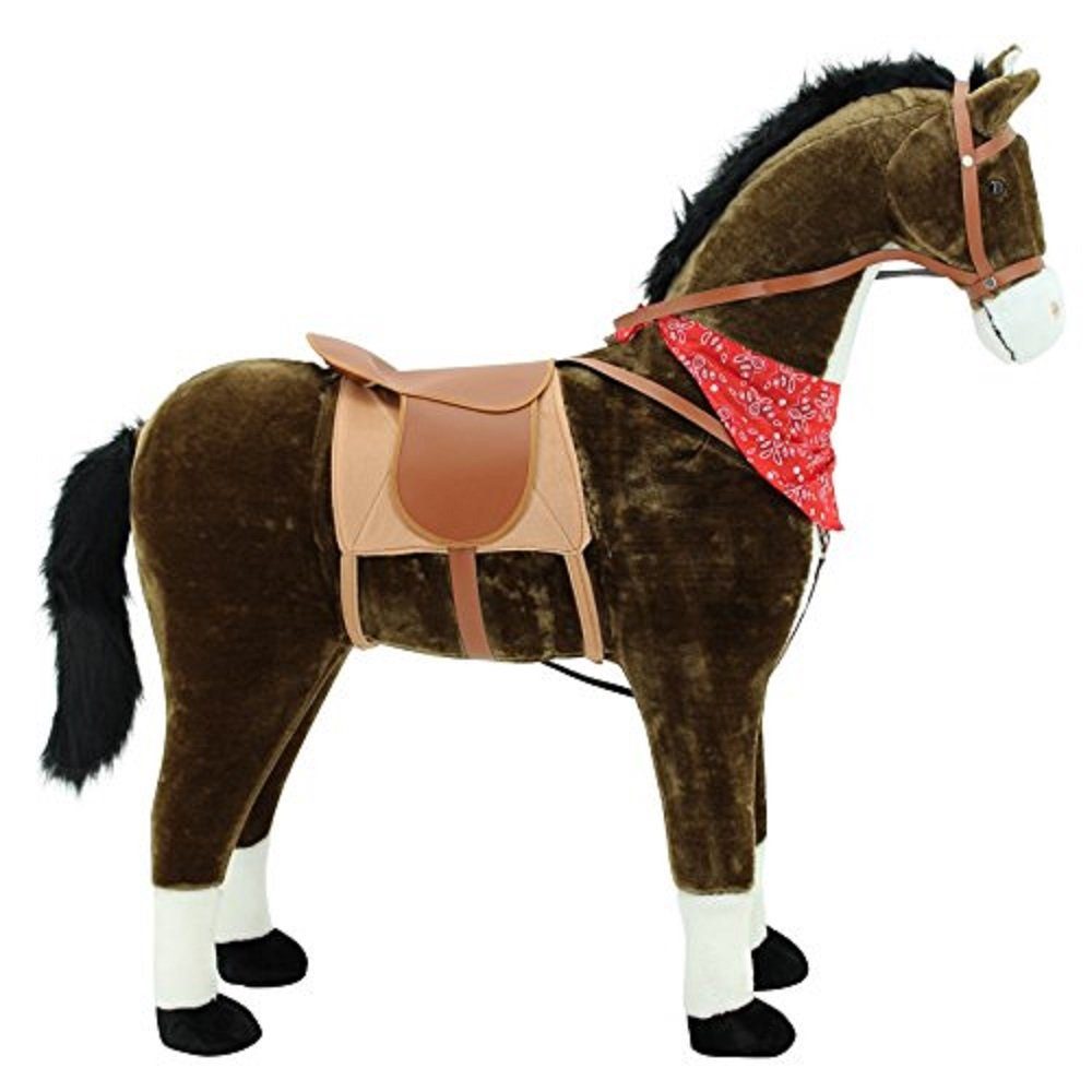 Sweety-Toys Stehpferd Sweety Toys 5048 Plüsch-Stehpferd 