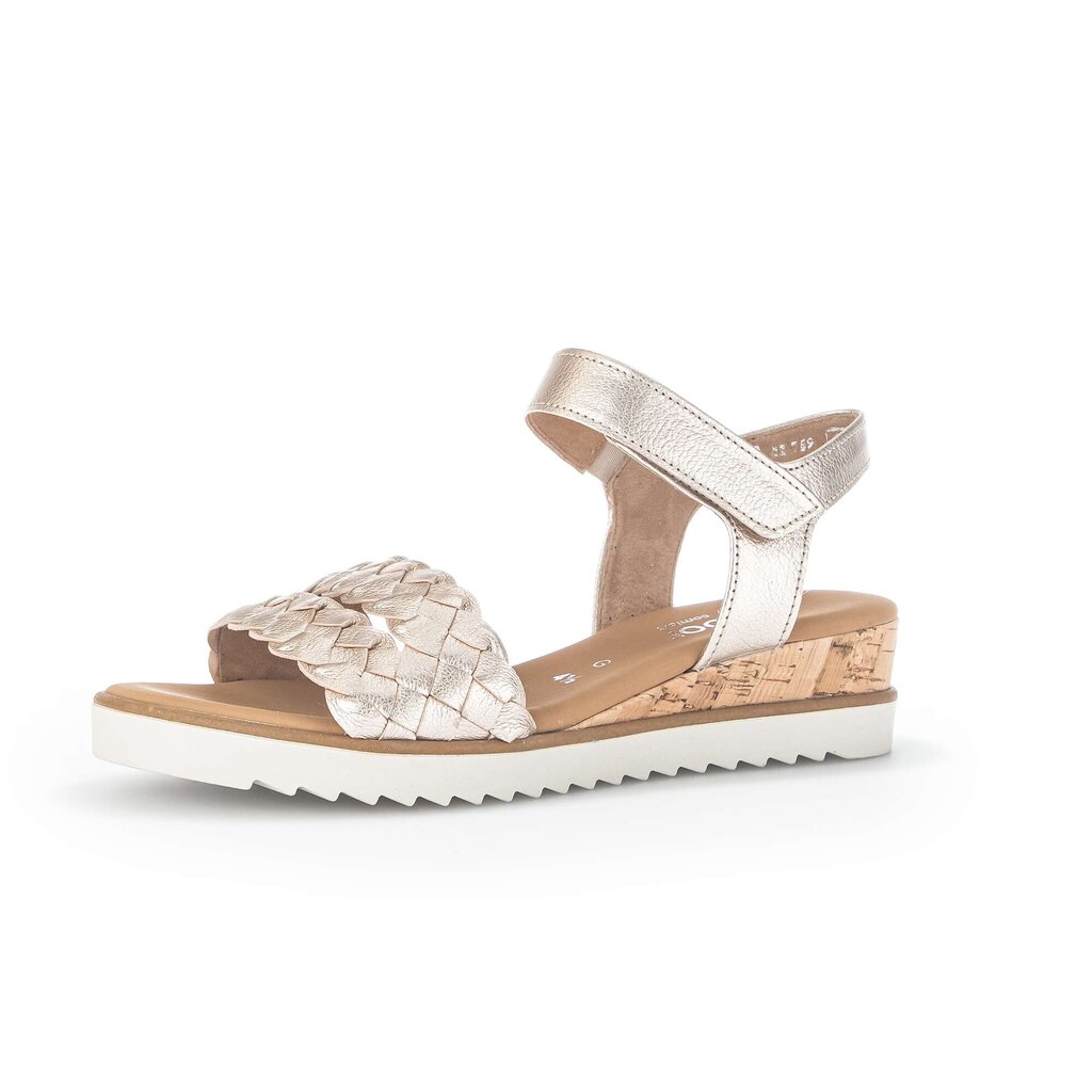 Gabor comfort Keilsandalette gold