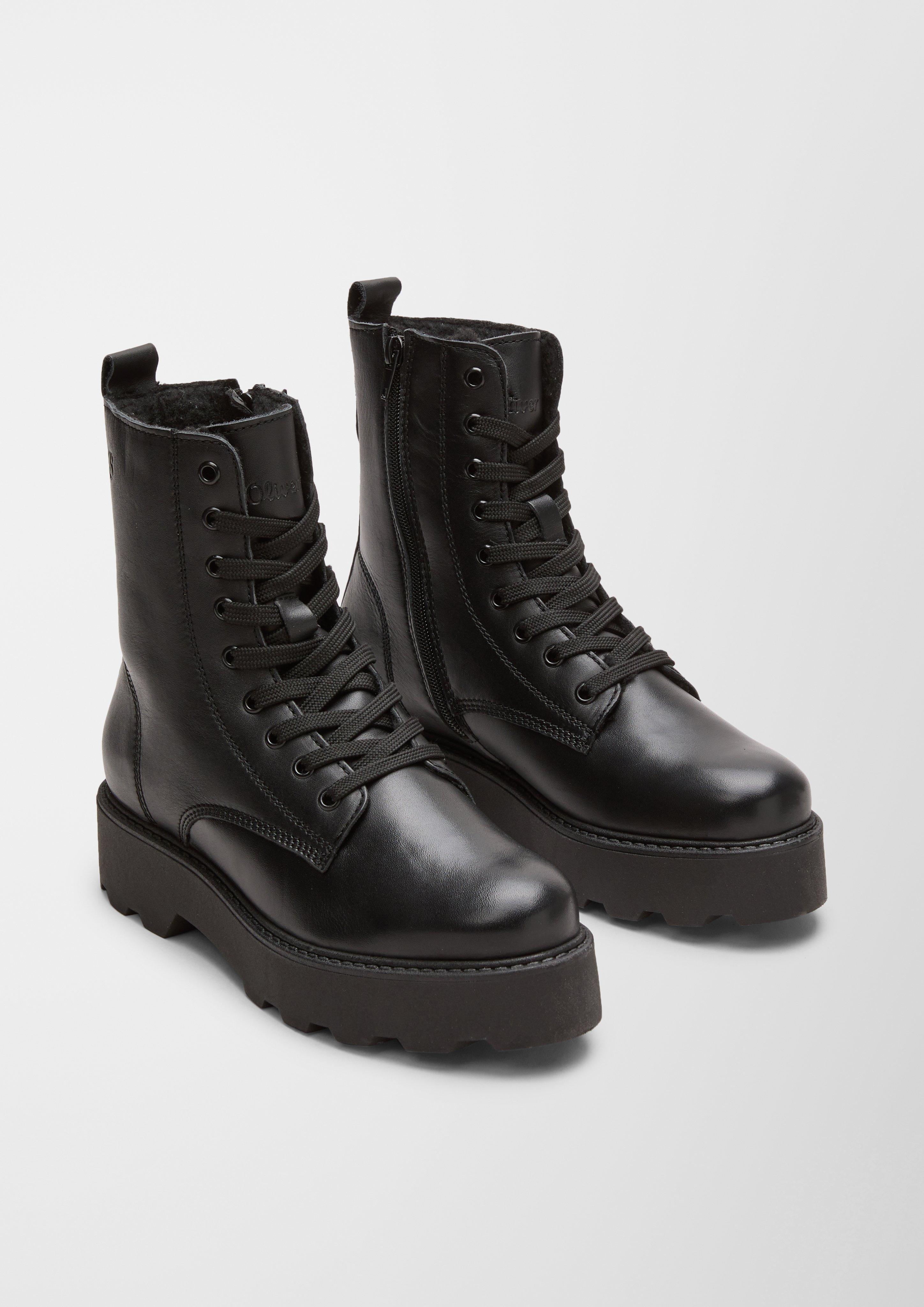 Lederstiefel mit Teddyfutter  6006656-003