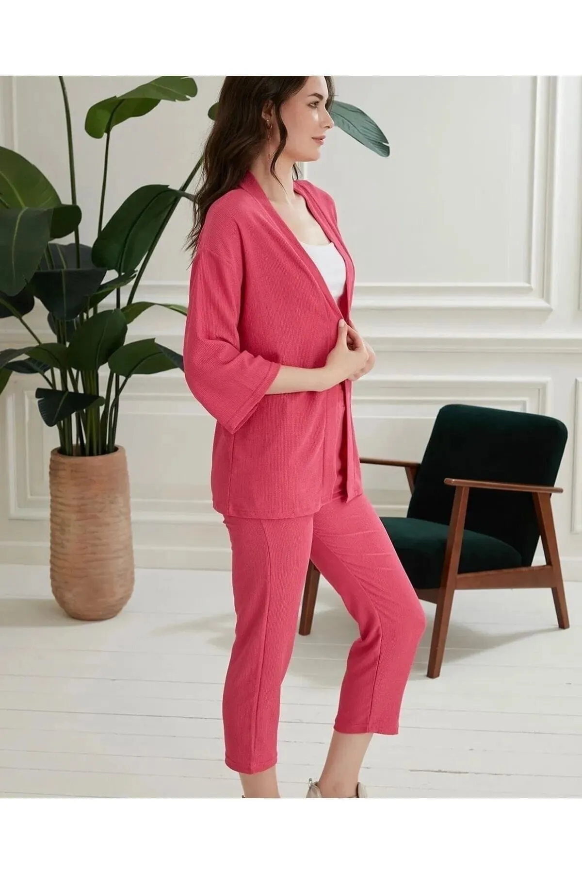 ZF BUTİK  Zweiteiler - Rosa - Regular Fit