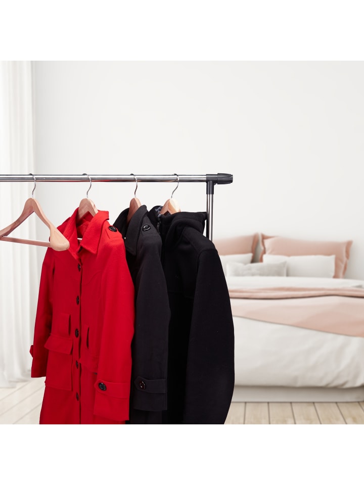 relaxdays 8 x Kleiderbügel in Natur günstig kaufen onesize