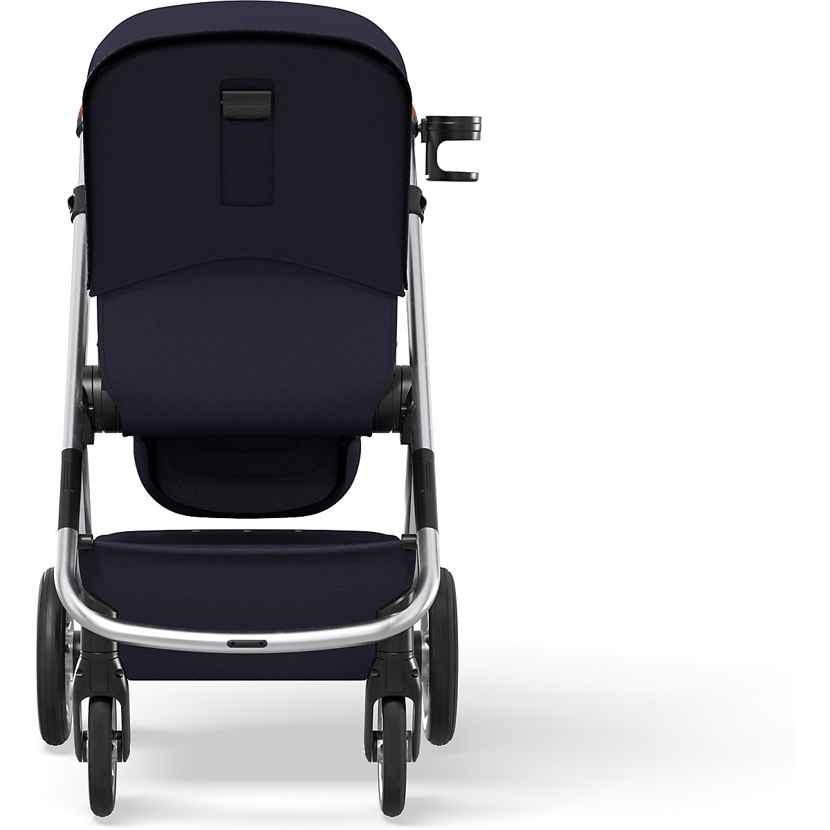 Kombi Kinderwagen N° ONE, navy  original WF , graues Gestell