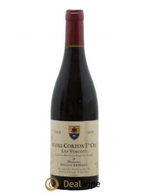 Aloxe-Corton 1er Cru Les Vercots Follin-Arbelet (Domaine)  2018 - Lot de 1 Bouteille