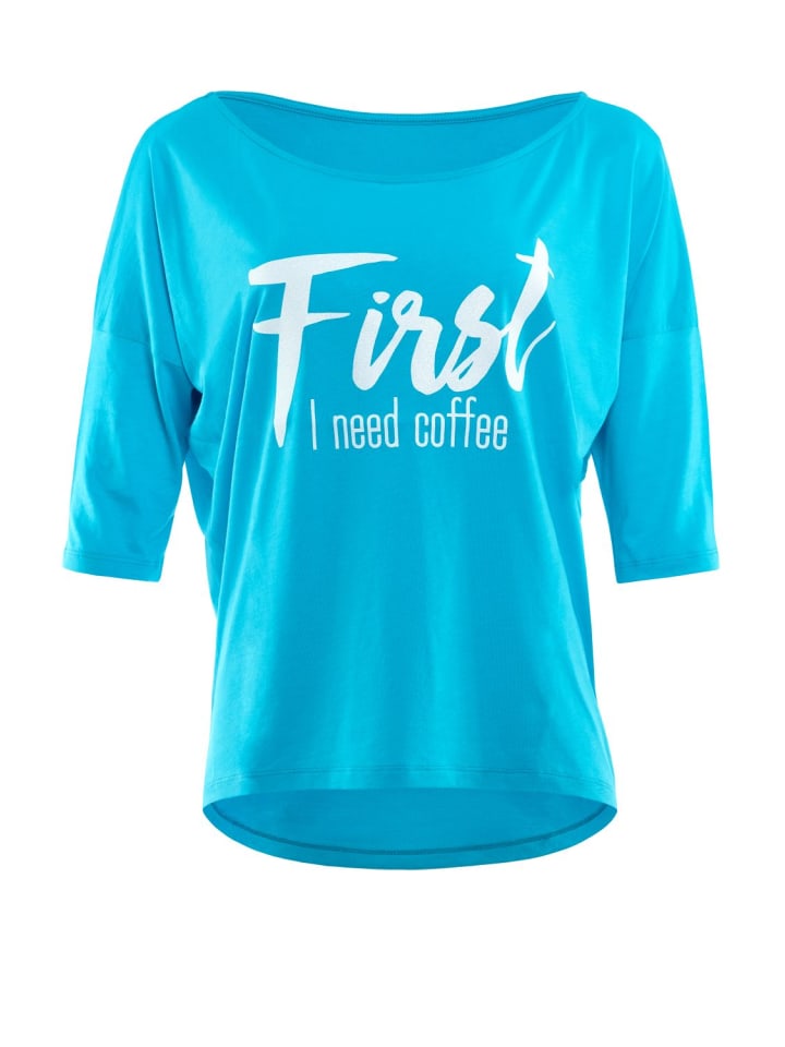 Winshape ¾-Arm Shirt Ultra Light mit Glitzer-Aufdruck MCS001 in sky blue/glitzer/weiß günstig kaufen
