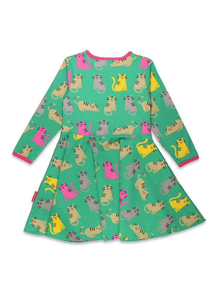 Toby Tiger Skaterkleid mit Kätzchen Druck in grün günstig kaufen