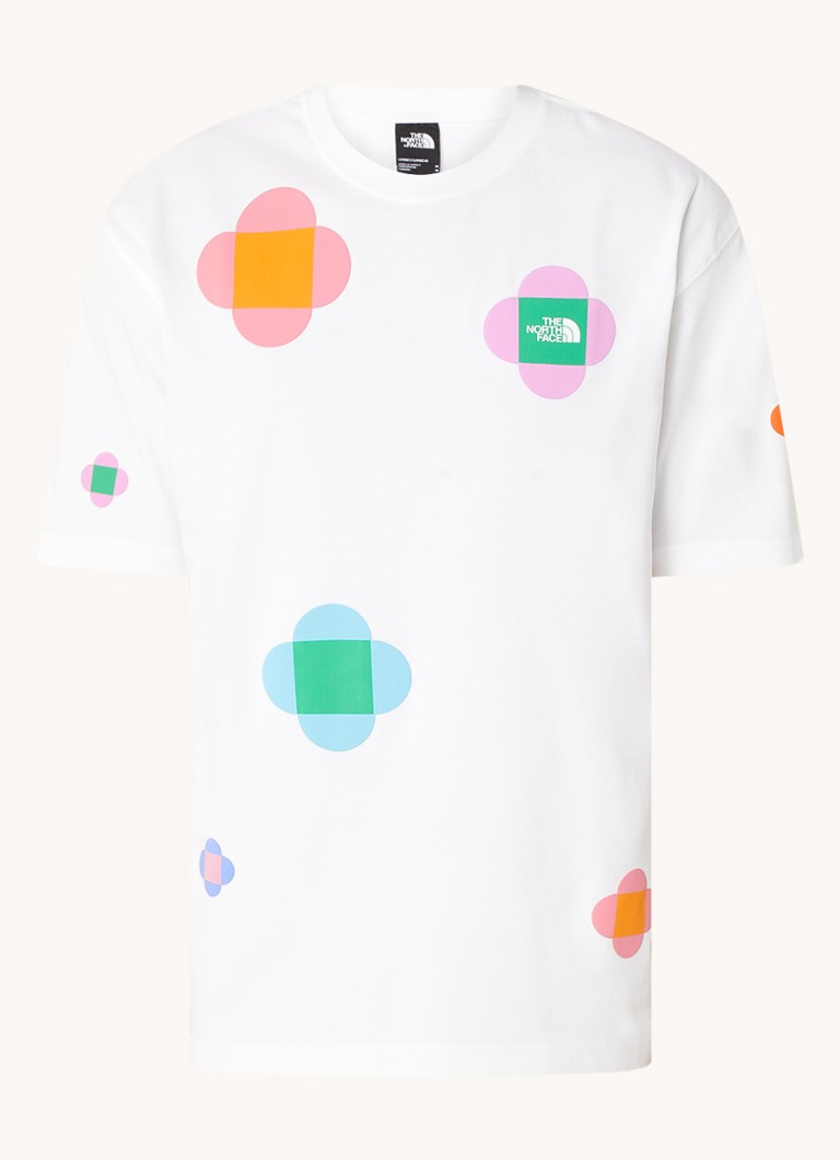 T-shirt The North Face TNF x Yinka Ilori Let's Blossom con stampa e logo