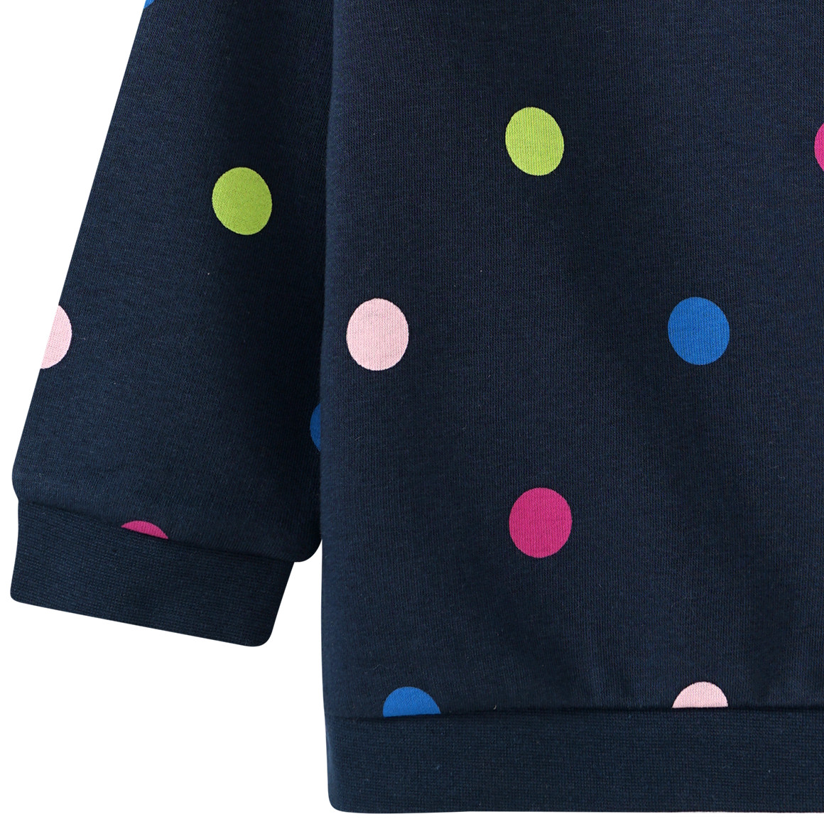Baby Sweatshirt mit bunten Pünktchen