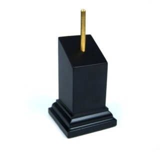 Holzsockel für Büsten 3 x 3 cm Schwarz